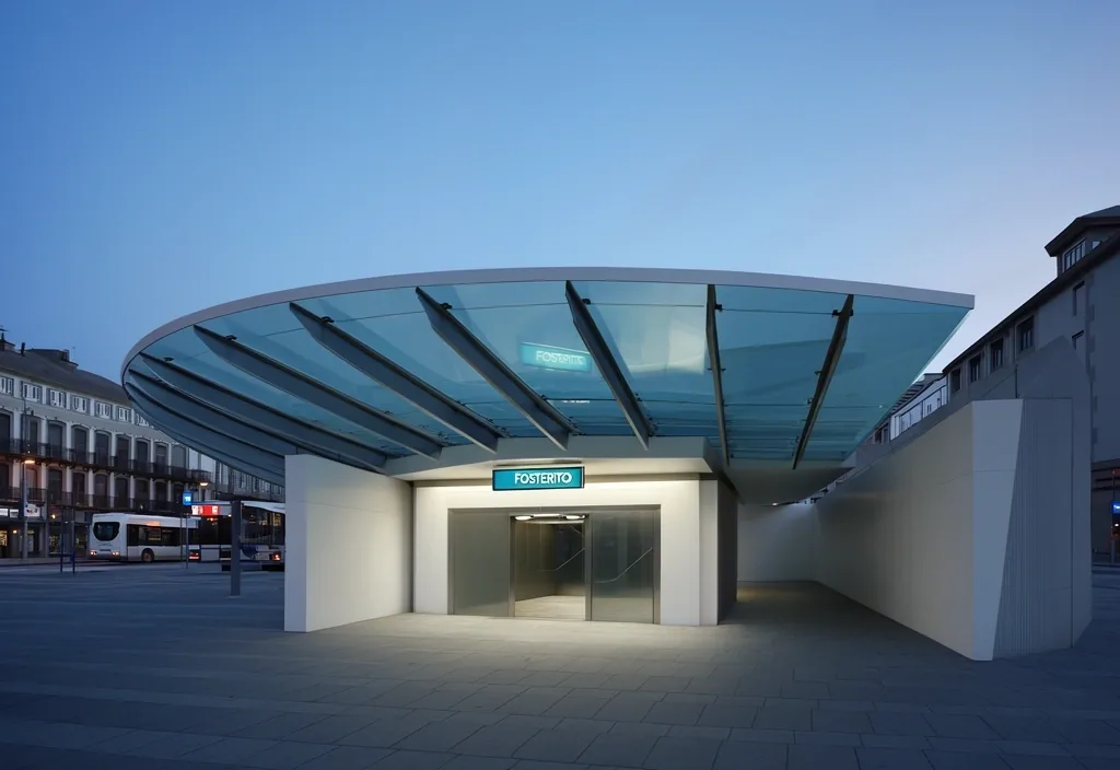 Norman Foster Metro entrance