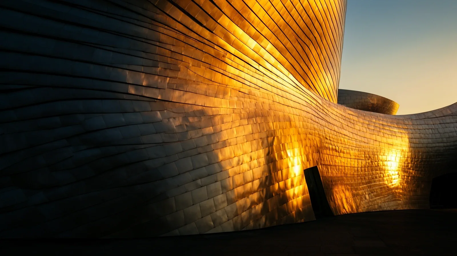 Architectural texture of Bilbao
